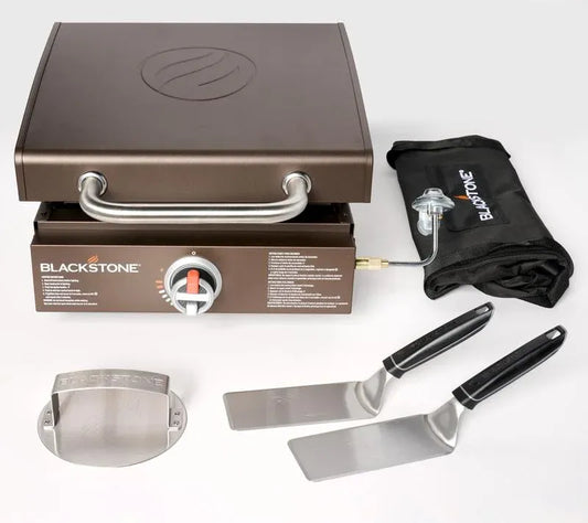 17" Commercial Flat Top Grill | 60,000 BTU Cast Iron Griddle for Heavy-Duty Cooking